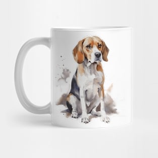 Beagle Watercolor Style Mug